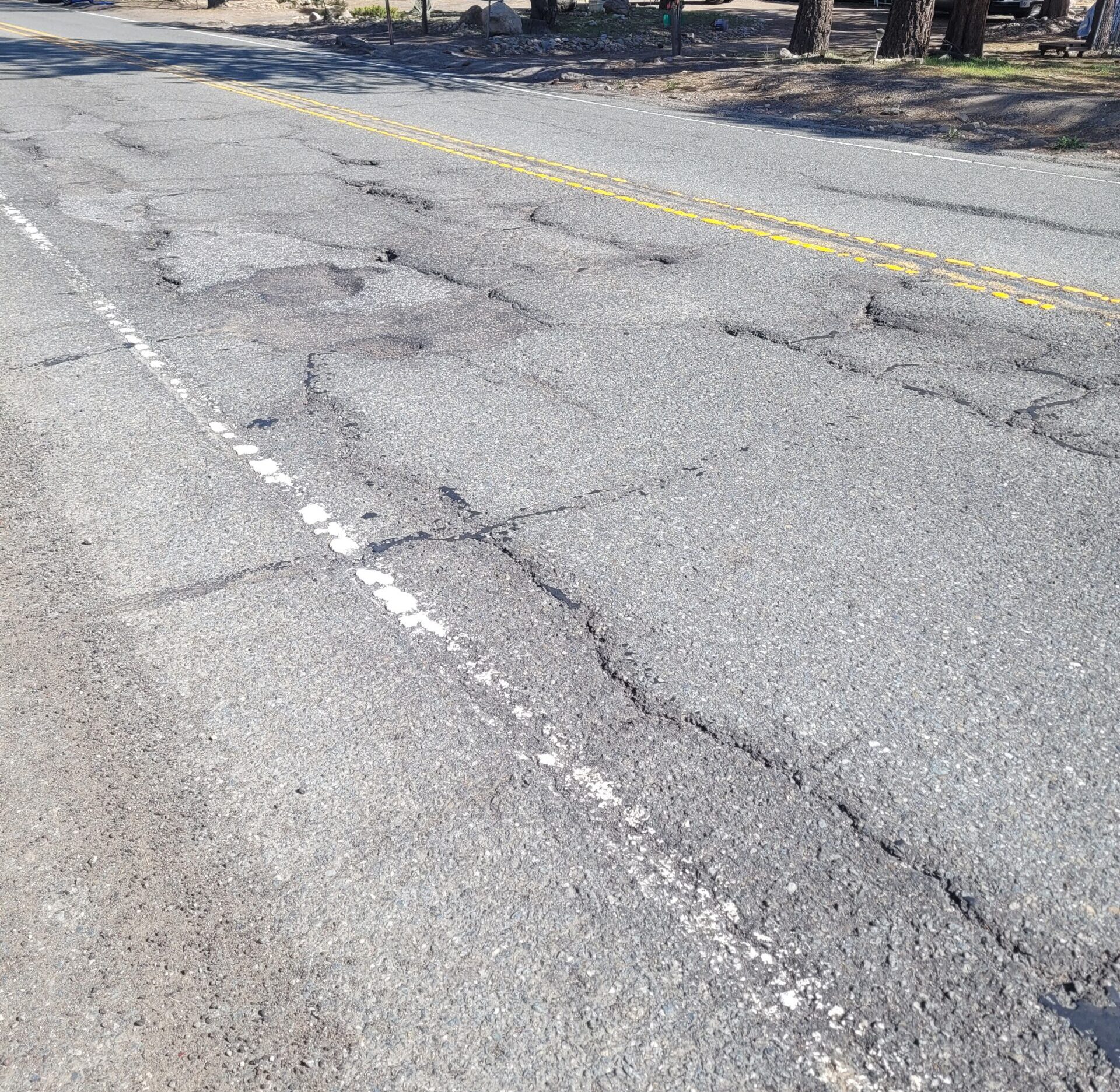 Pot Holes in a Tourist Town is Really Unacceptable